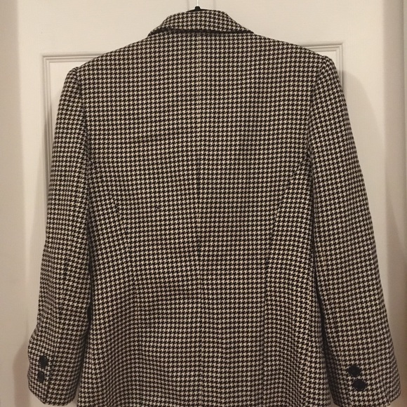 Leanto Houndstooth Wool Blazer - Picture 3 of 8